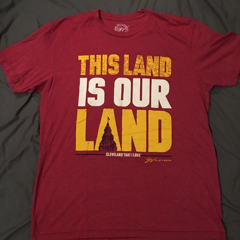 GV Art This Land Is Our Land T-Shirt, Size L - Picture 1 of 5